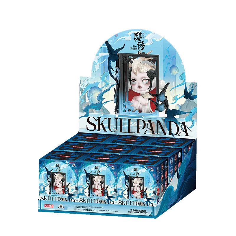 POP MART SKULLPANDA The Mirage Series Figures Mystery Box 1PC/9PCS POP MART Blind Box Action Figure Cute Toy